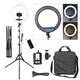 Кольцевой свет, кольцевая LED лампа Ring Light RL-18 55Вт 48см c пультом и сумкой + штатив 185см - изображение 1