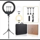 Кольцевой свет, кольцевая LED лампа Ring Light RL-18 55Вт 48см c пультом и сумкой + штатив 185см - изображение 3