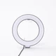 Кольцевая светодиодная лампа на триподе Ring Light 16см с держателями для двух телефона - изображение 3