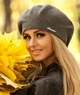 Классический берет "Беата" - 2270-01 бордовый - изображение 3