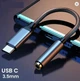 USB-C - AUX 3.5mm аудіо DAC адаптер Witson ES-AX1 - изображение 1