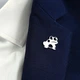 Значок из стали BROCHE брошь бижутерия Животные Лягушка серебристый BRGV115295 - изображение 6