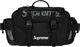 Сумка через плече/на пояс Supreme Cordura SS20 у чорному кольорі. - зображення 4