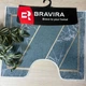 Коврик под унитаз TM Bravira серия Digital Velvet 50х60см D108 BR-D108_50x60_U - изображение 1