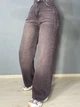 Джинси жіночі Its Basic 2499-2 WIDE LEG палаццо з виточками 40 коричневі - зображення 1