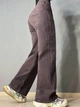 Джинси жіночі Its Basic 2499-2 WIDE LEG палаццо з виточками 40 коричневі - зображення 3
