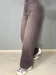 Джинси жіночі Its Basic 2499-2 WIDE LEG палаццо з виточками 40 коричневі - зображення 4