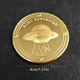Позолоченная сувенирная монета Alien UFO — коллекционный подарок для любителей космоса и НЛО - изображение 7