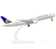 Модель літака Boeing 787 United Airlines 1:300 металева лита колекційна модель пасажирського авіалайнера 20 см - зображення 8