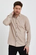 Джинсова сорочка Trend Collection 18306 бежевий (VIZON) M - зображення 2
