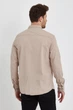 Джинсова сорочка Trend Collection 18306 бежевий (VIZON) M - зображення 7
