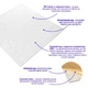 3D панель стінова самоклеюча Sticker Wall WHITE 700*700*6mm D (3DPanda-1948) - изображение 2