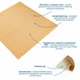 3D панель стінова самоклеюча Sticker Wall Beige 700*700*4mm D (3DPanda-1953) - изображение 2
