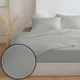 Комплект постельного белья Zastelli Евро 200х220 см 14-4203 Light Grey/Light Grey хлопковая жатка Серый (2555000013768) - изображение 2