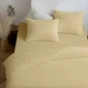 Комплект постельного белья Zastelli Двуспальный 175х210 см 12-0712 Vanilla/Vanilla хлопковая жатка Ванильный (2555000013690) - изображение 3