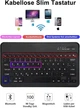 Чехол-клавиатура JADEMALL для Samsung Galaxy Tab S10/S9/S8 Ultra 14.6 дюйма (2023) Bluetooth-клавиатура - изображение 4