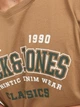 Футболка чоловіча коричневий Jack&Jones S - изображение 3