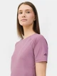 Спортивна футболка для фітнесу жіноча 4F Tshirt Fnk F181 4FSS23TFTSF181-52S XS Фіолетова (5904698175512) - зображення 5