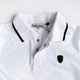 Тенниска поло белая с коротким рукавом Fashion Cuff SmileTime рост 140 см (LM27-17-2) - изображение 3