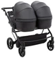 Коляска 2 в 1 для двойни Adamex Leo Duo Eco SA-2 черний - изображение 5