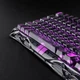 Клавіатура механічна GravaStar Mercury V75 Lite 80keys, Magnetic Blackcore, USB-A, RGB, Transparent Black - зображення 7