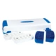 Степ-платформа 3-ступінчаста HMS AS005 White/Blue - зображення 4