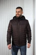 Демисезонная мужская куртка большого размера UF-fashion 98-двл DV MEN'S 60 шоколад - изображение 1