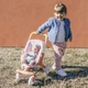 Коляска для ляльок Smoby Baby Nurse Теракотова пудра. Прогулянка, з поворотними колесами, 18 міс + (7600251224) - зображення 3