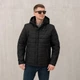 Чоловіча куртка демісезонна великого розміру UF-Fashion 67-1-скф 64 чорний - зображення 3