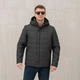 Демісезонна куртка чоловіча великого розміру UF-Fashion 67-1-скф 54 оливковий - зображення 2