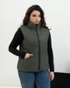 Женская демисезонная жилетка большого размера UF-Fashion 00115-mt 56 темно-зеленый - изображение 1