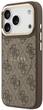 Панель Guess 4G PU Classic Logo MagSafe для Apple iPhone 17 Pro Brown (3666339519216) - зображення 2