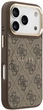 Панель Guess 4G PU Classic Logo MagSafe для Apple iPhone 17 Pro Brown (3666339519216) - зображення 4