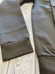 Костюм SOGO женский атласный прогулочный с бомбером и прямыми брюками M, 44 серый - изображение 7