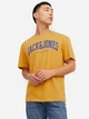 Футболка чоловіча гірчична Jack&jones S - изображение 1