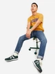 Футболка чоловіча гірчична Jack&jones S - изображение 4