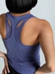 Спортивная майка для бега и тренировок женская Puma Cloudspun Mesh 2in1 Tank 52664546 S Blue Crystal (4067983419645) - изображение 12