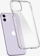 Чохол Spigen Ultra Hybrid для Iphone 11 Crystal Clear прозорий протиударний 076CS27185 - зображення 1