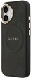 Панель Guess Peony Hot Stamp MagSafe для Apple iPhone 17 Black (3666339519674) - зображення 2