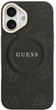 Панель Guess Peony Hot Stamp MagSafe для Apple iPhone 17 Black (3666339519674) - зображення 3