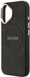 Панель Guess Peony Hot Stamp MagSafe для Apple iPhone 17 Black (3666339519674) - зображення 5