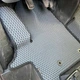 Комплект ковриков Star-Tex на 1-й ряд на Ford Transit Tourneo Custom (2012 - 2023) 1+2 EVA/Ромб Серый + Черный - изображение 5