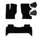 Комплект ковриков в салон Star-Tex на Land Rover Range Rover IV (L405) (2012 - 2021) без консоли на 2-м ряде текстиль/Magnum Черный + Серый - изображение 1