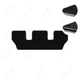 Коврики Star-Tex на 3-й ряд на Ford S-Max (2006 - 2014) текстиль/Ciak Черный - изображение 1