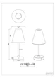 Аккумуляторная настольная лампа Reality KENNY incl. 1x SMD 1.5W · 1x 140lm 3000K (R53621101) - изображение 7