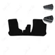 Коврики Star-Tex на 3-й ряд на Nissan Qashqai +2 (2008 - 2013) текстиль/Monaco Черный - изображение 1