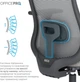 Кресло компьютерное офисное эргономичное OfficePro Wave OC599-B-DG-DG Black/Dark Gray - изображение 12