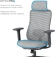 Кресло компьютерное офисное эргономичное OfficePro Wave OC599-B-DG-DG Black/Dark Gray - изображение 17