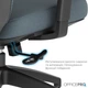 Кресло компьютерное офисное эргономичное OfficePro Balance OC550-B-DG-DG Black/Dark Gray - изображение 16