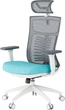 Кресло компьютерное офисное эргономичное OfficePro Balance OC550-W-DG-BL White/Dark Gray/Blue - изображение 1